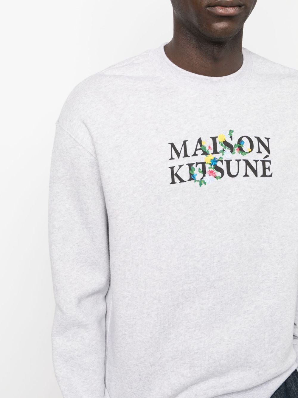 Logo cotton crewneck sweashirt