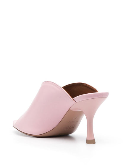 Henri leather heel mules