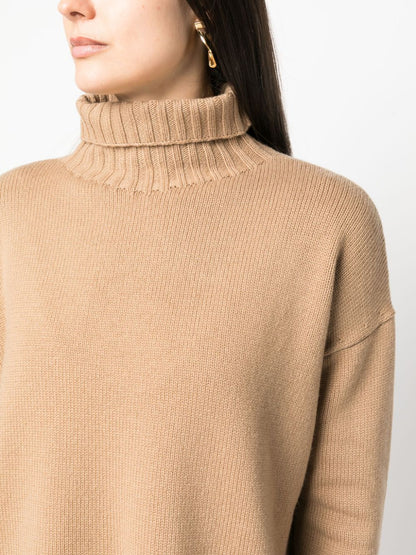 Wool turtle-neck sweater