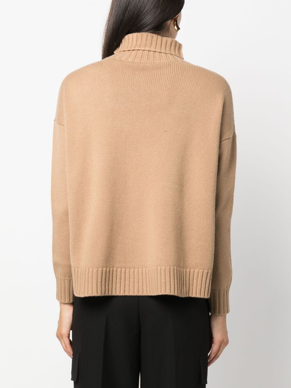 Wool turtle-neck sweater