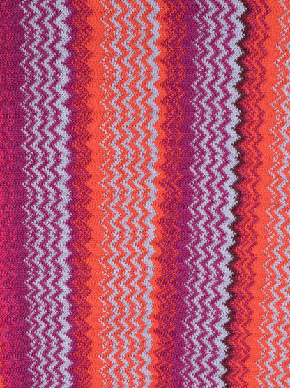 Fringe wool blend scarf