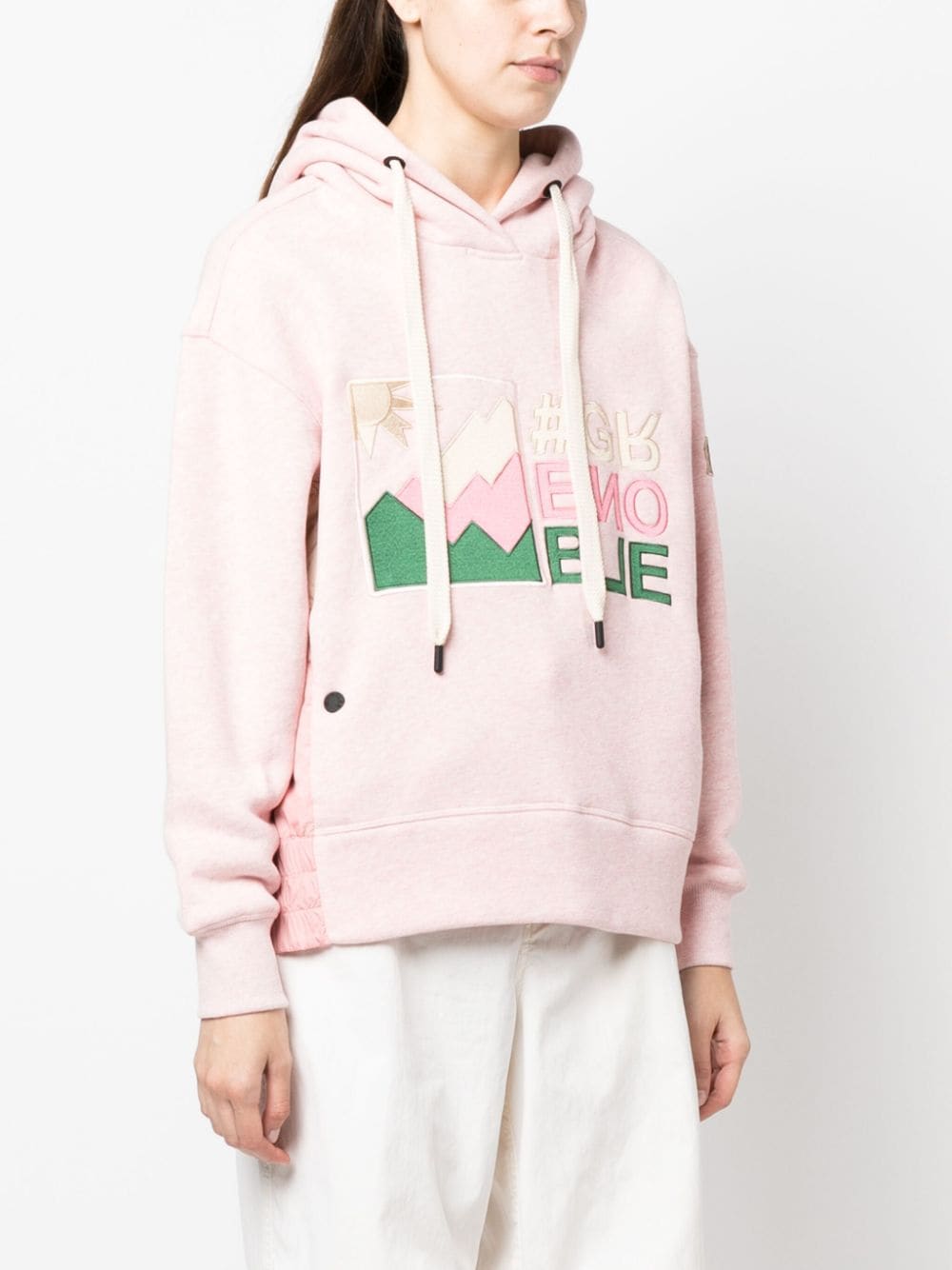 Logo cotton hoodie