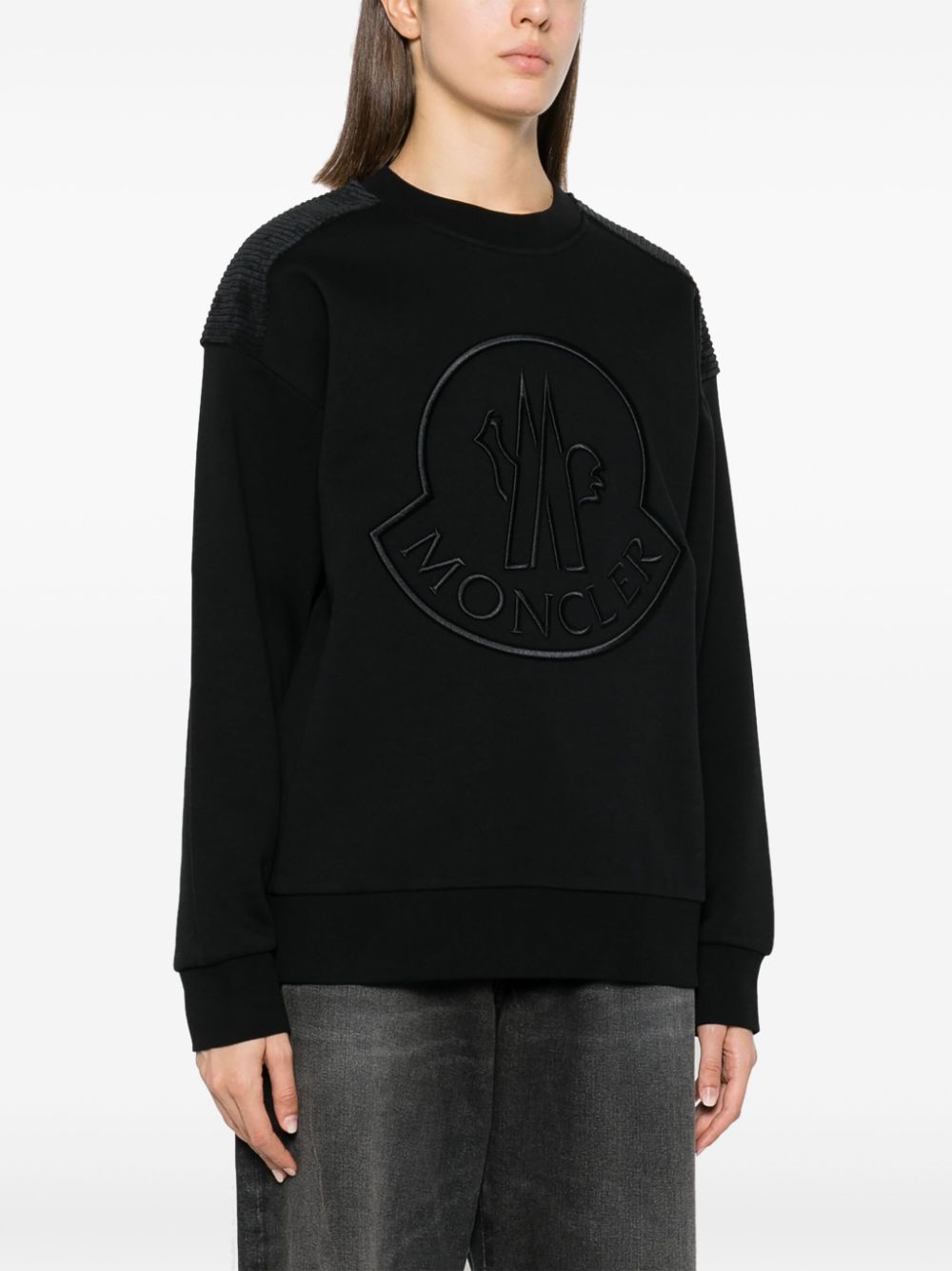 Logo cotton crewneck sweatshirt