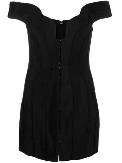 Corset-style mini dress