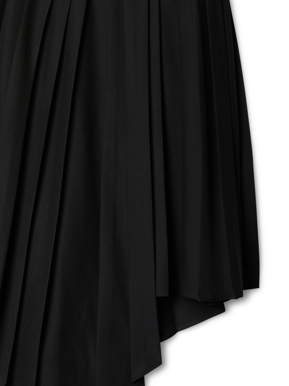 Belted pleated skirt