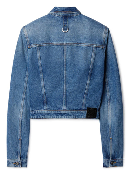 Cropped denim jacket