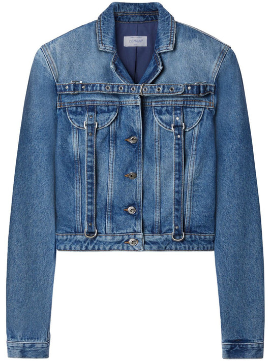 Cropped denim jacket