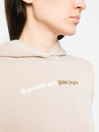 Sunset cotton hoodie