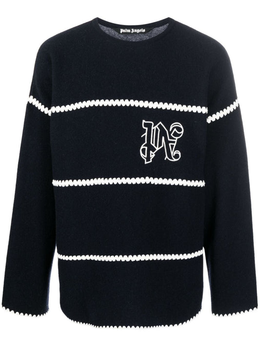 Monogram wool sweater