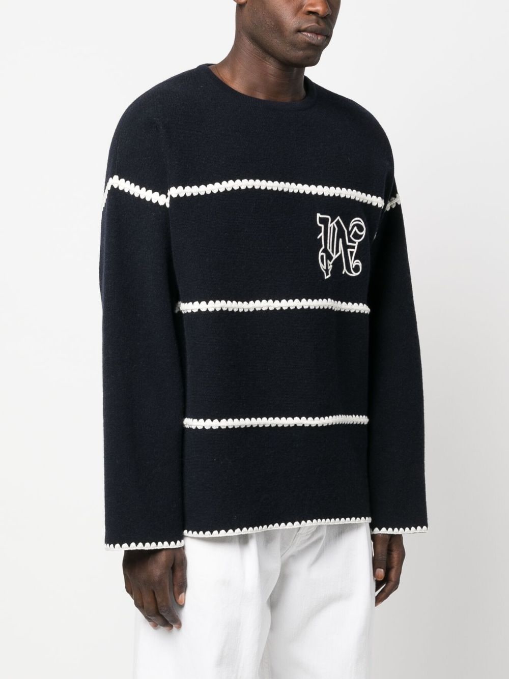 Monogram wool sweater