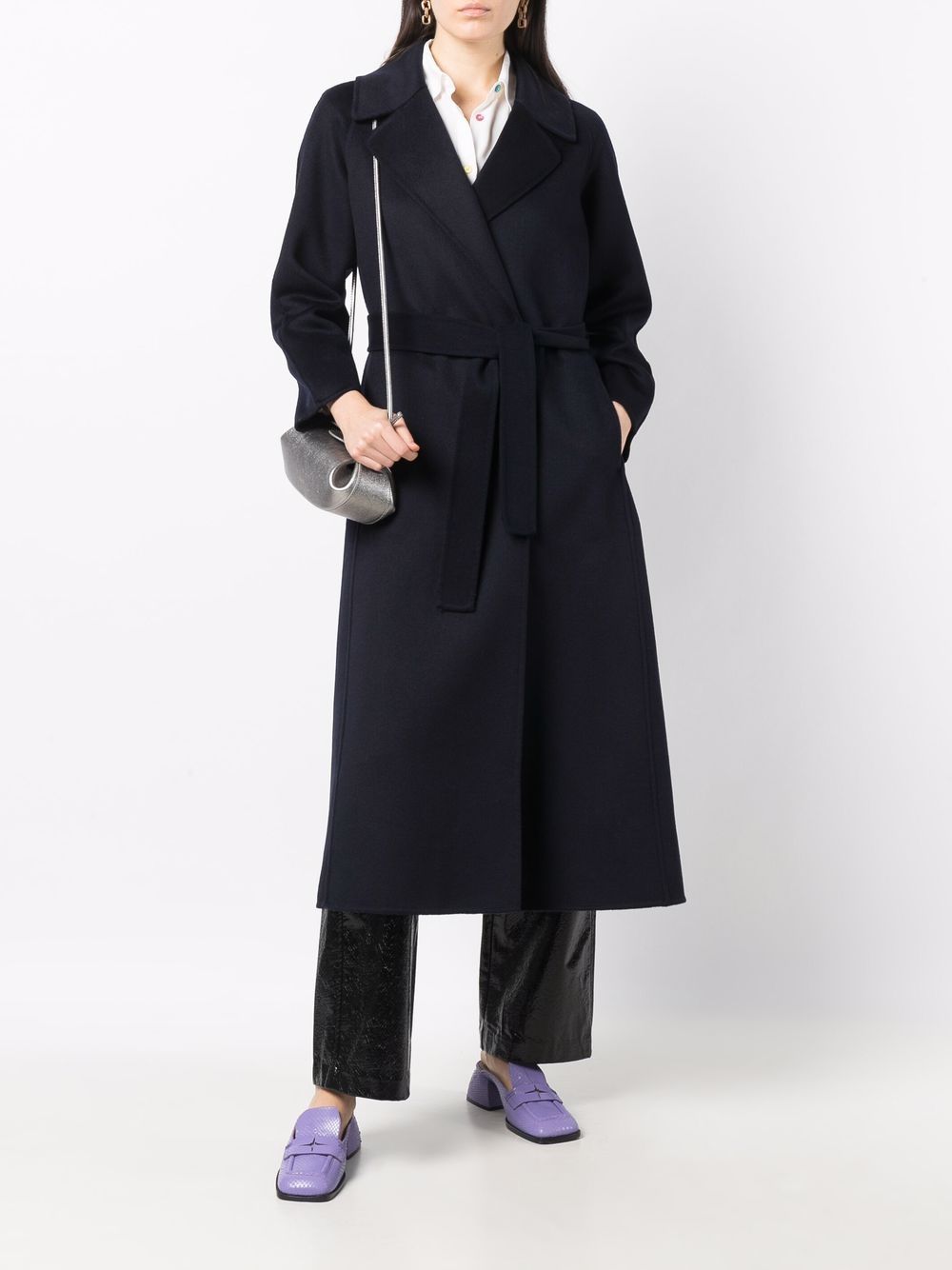 Paola wool blend long coat