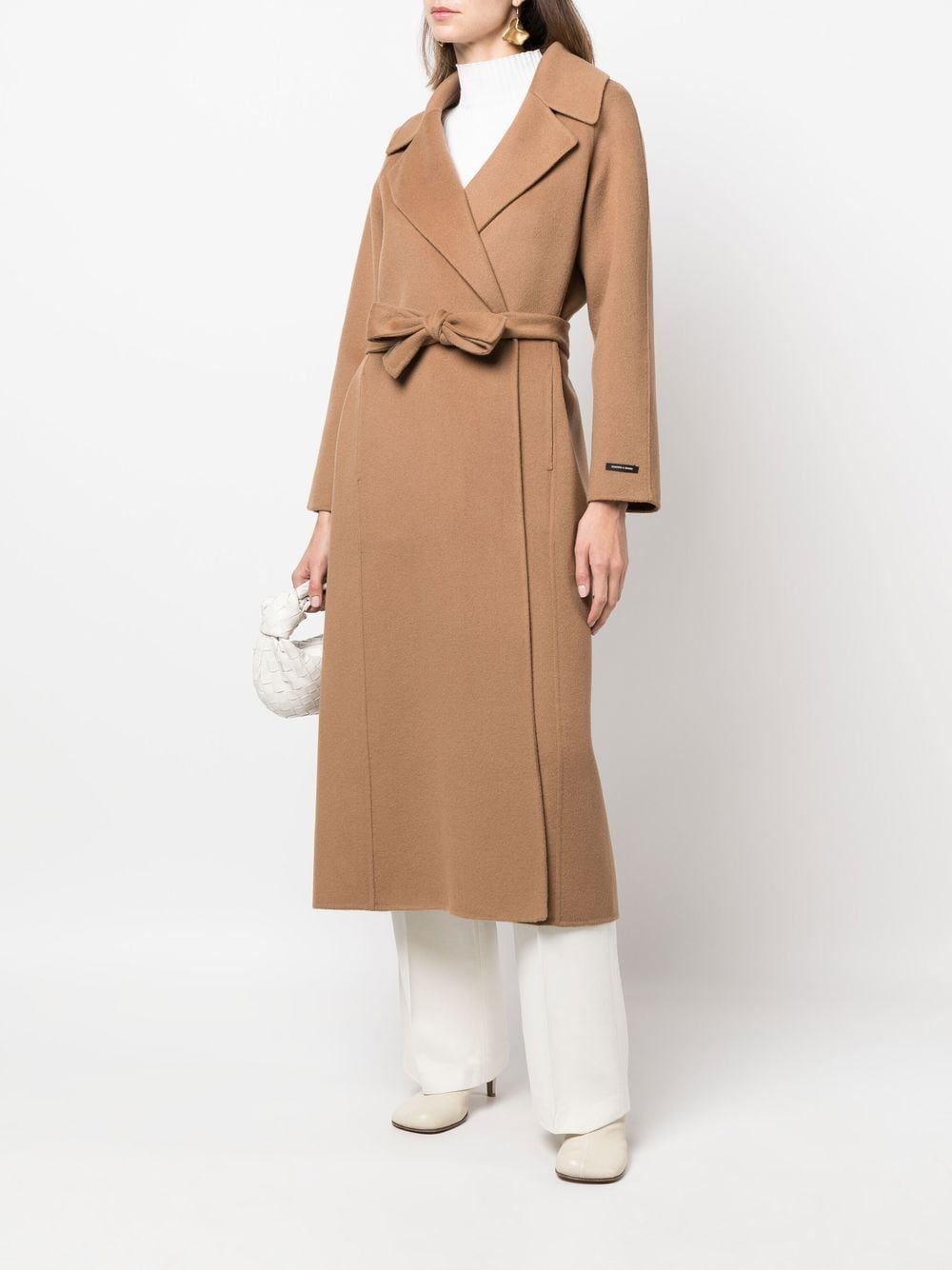 Paola wool blend long coat