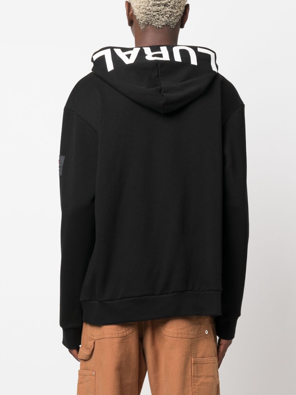 Logo cotton hoodie