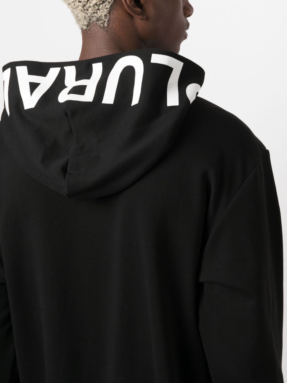 Logo cotton hoodie