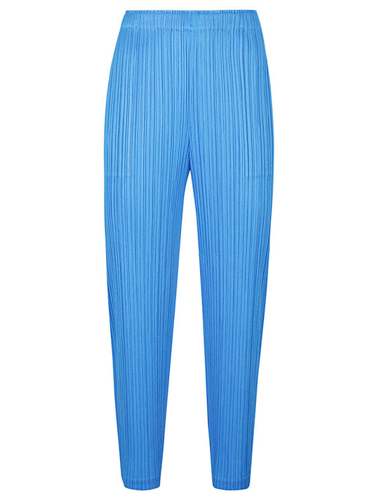 Pleated cropped trousers