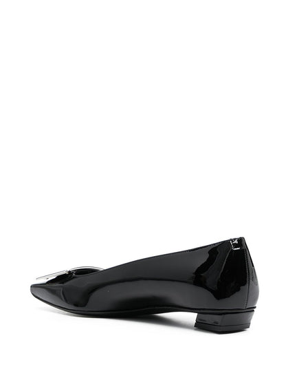 Belle vivier leather pumps