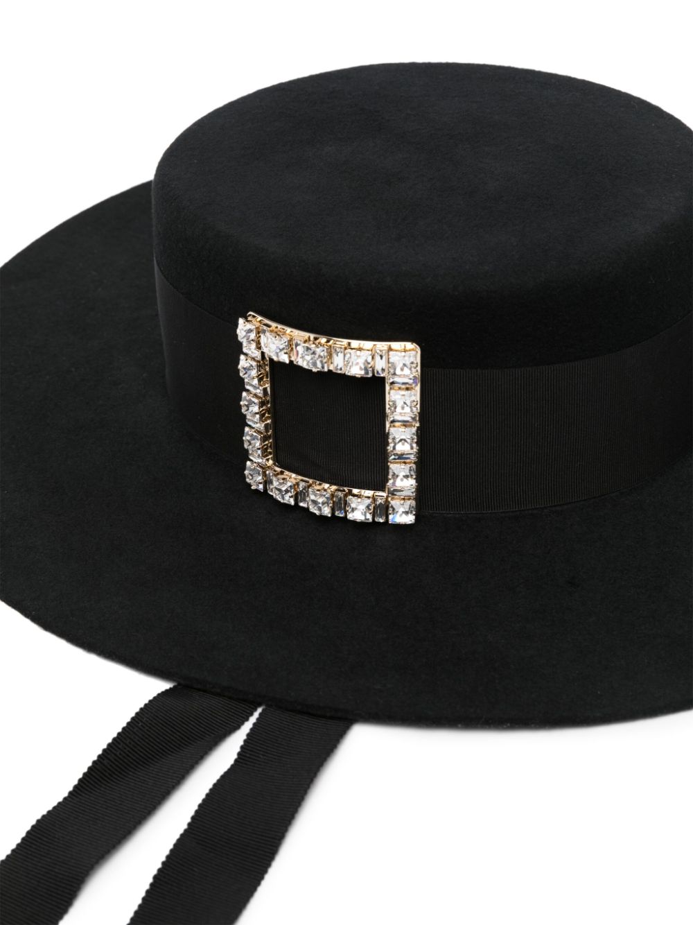 Tres vivier strass buckle hat