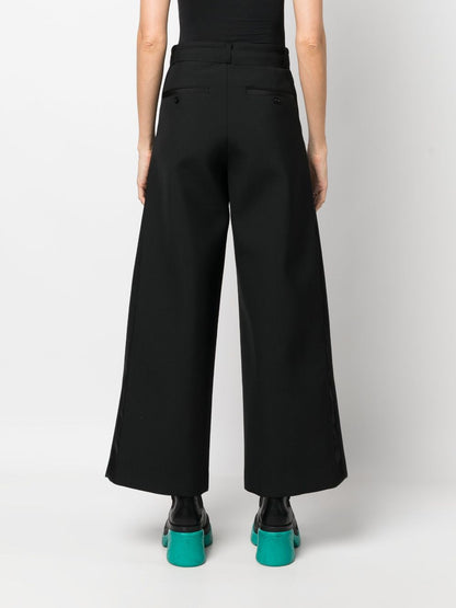 Wide leg trousers