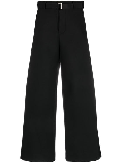 Wide leg trousers