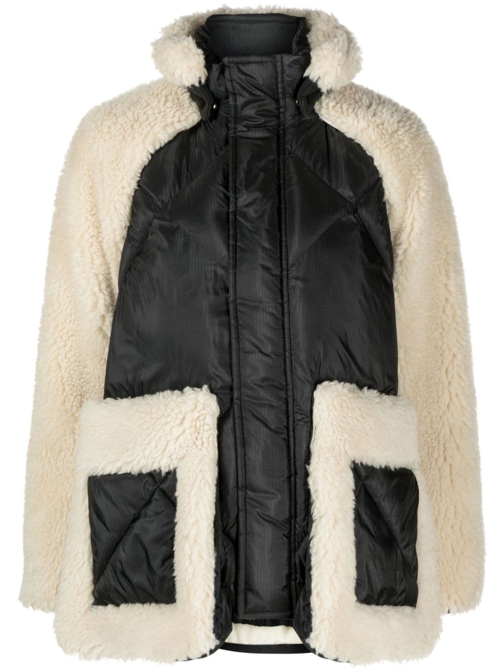 Faux shearling blouson