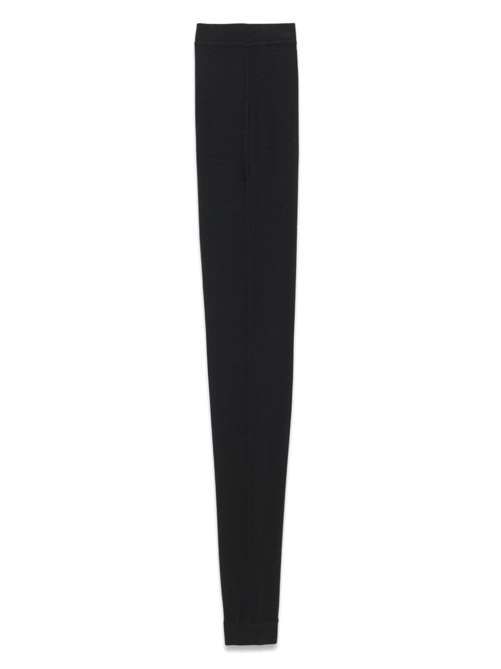 High-waisted cashmere leggings