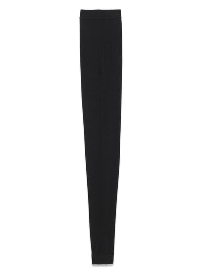 High-waisted cashmere leggings