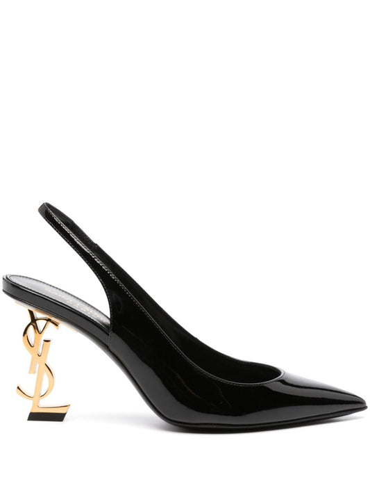 Opyum patent leather slingback pumps