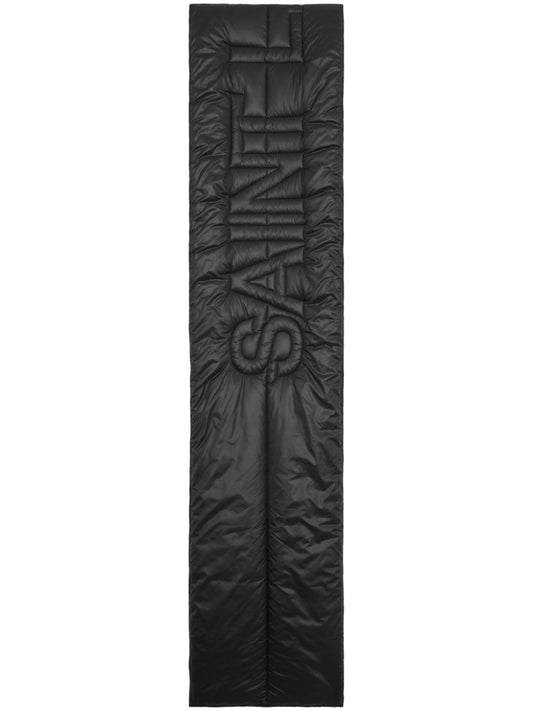 Logo padded scarf