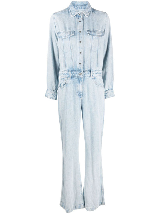 Luxe denim jumpsuit