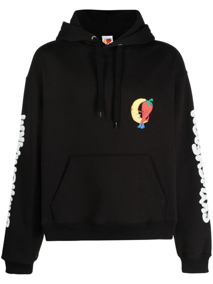 Logo cotton hoodie