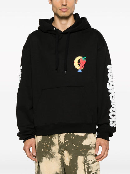 Logo cotton hoodie