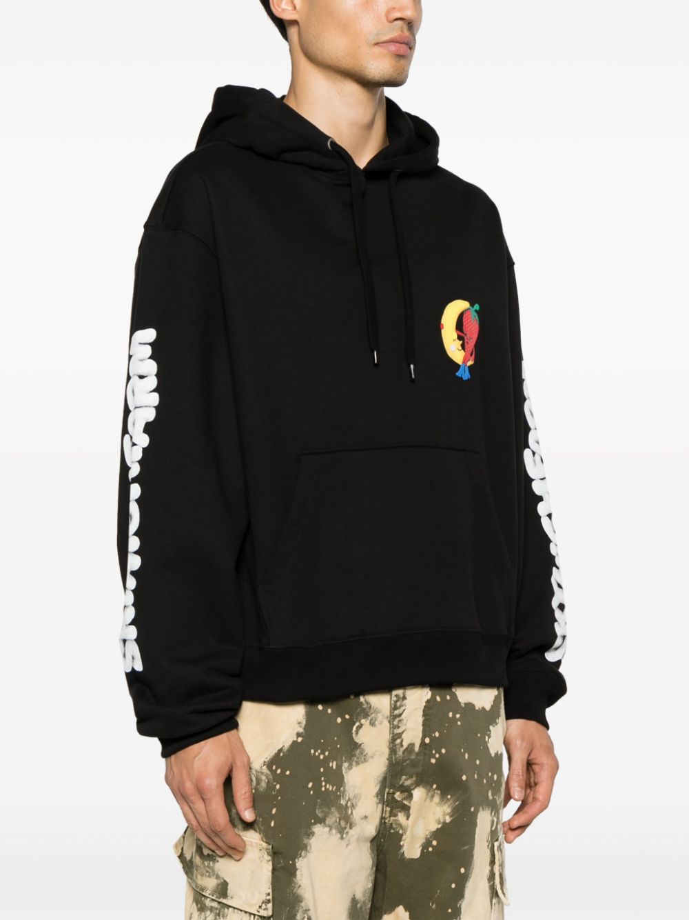 Logo cotton hoodie