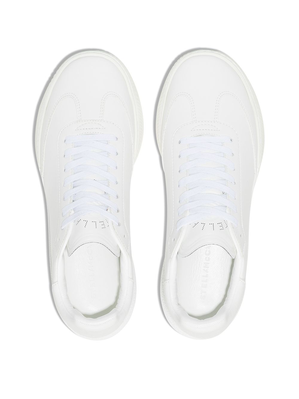 Loop faux-leather sneakers