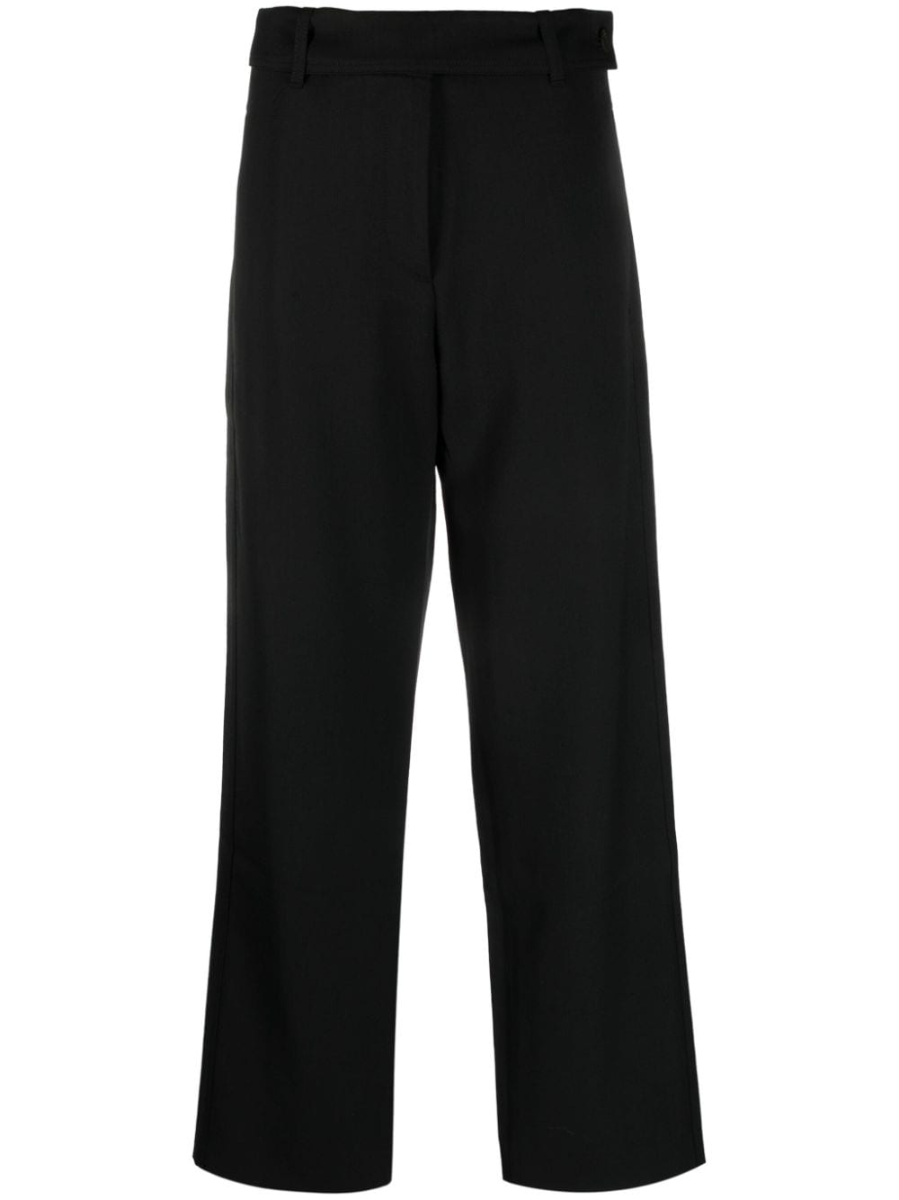 Wool blend trousers