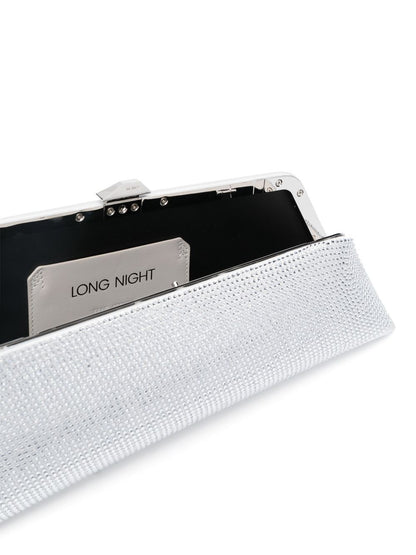 Long night satin clutch bag