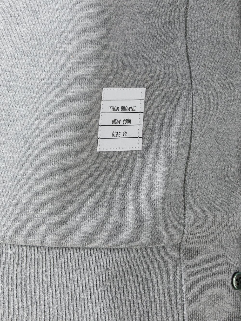 4-bar cotton crewneck sweatshirt