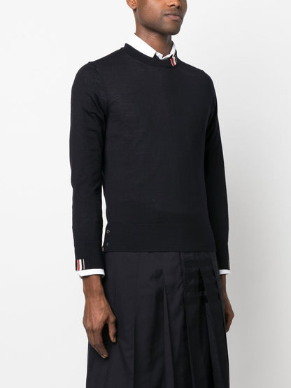 Wool crewneck jumper