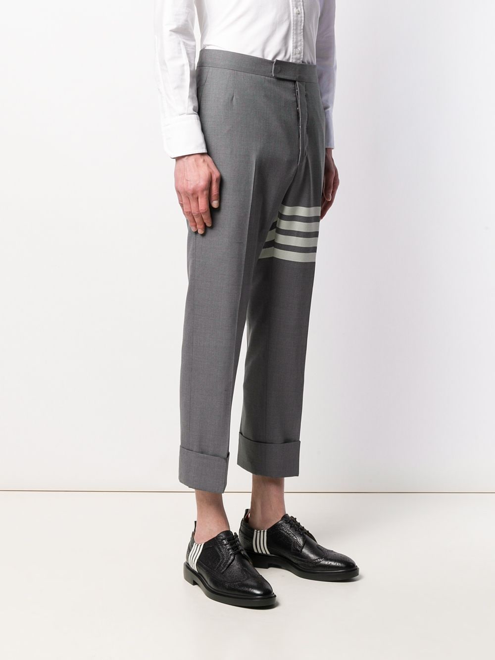 4-bar wool trousers