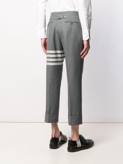 4-bar wool trousers