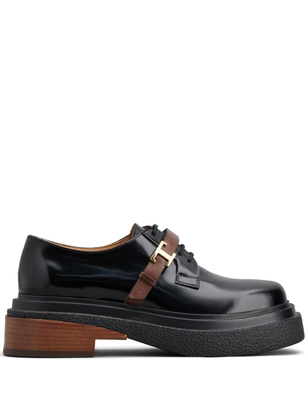 T timeless leather loafers