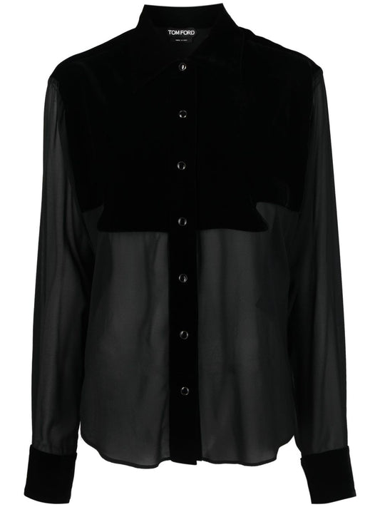 Silk georgette shirt