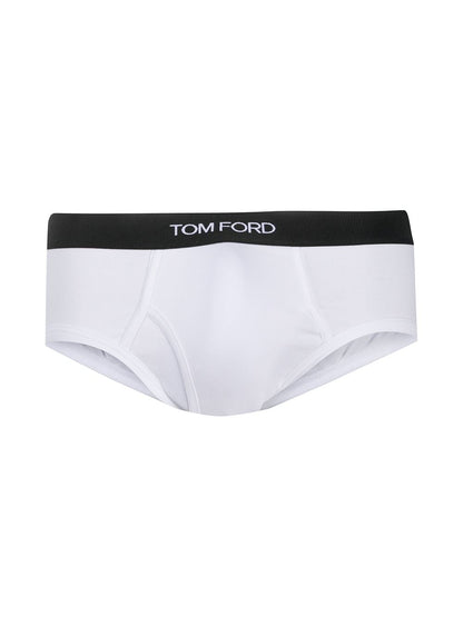 Logo cotton briefs