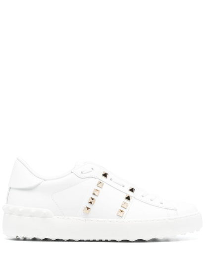 Rockstud untitled leather sneakers