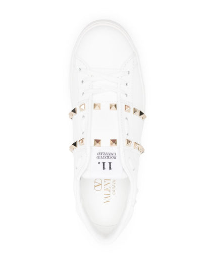 Rockstud untitled leather sneakers