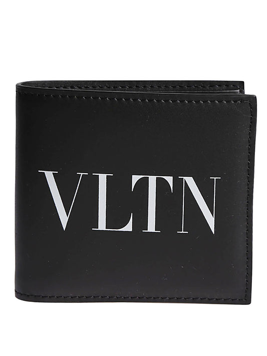 Vltn leather billfold wallet