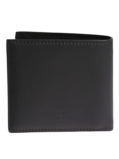 Vltn leather billfold wallet