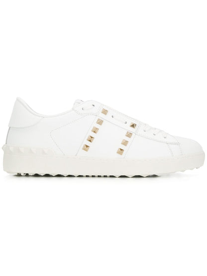 Rockstud untitled leather sneakers