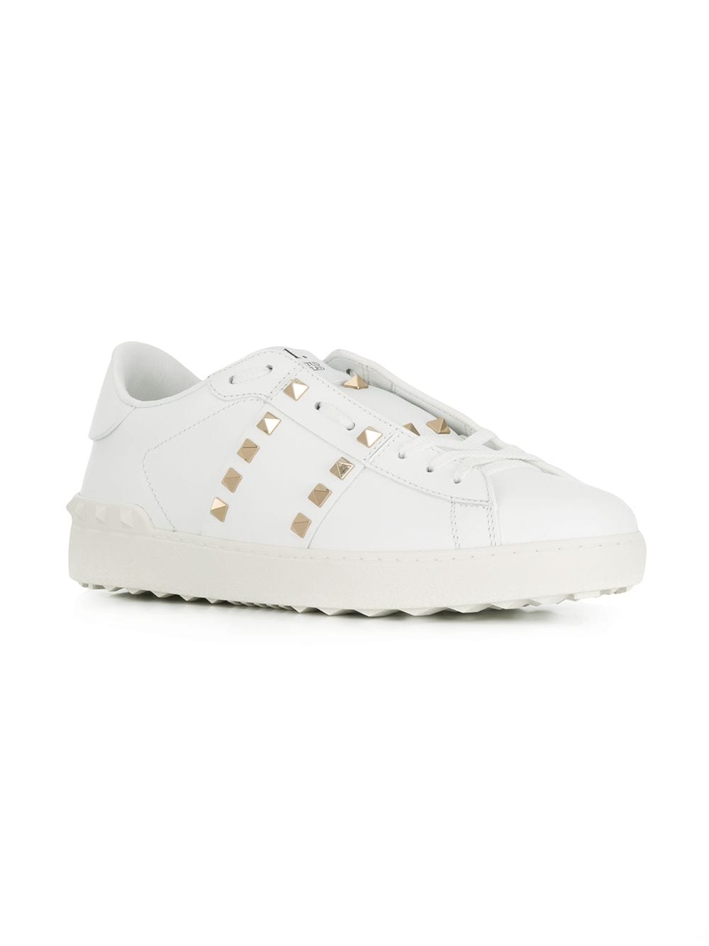 Rockstud untitled leather sneakers