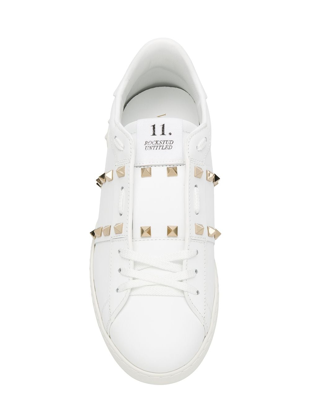 Rockstud untitled leather sneakers