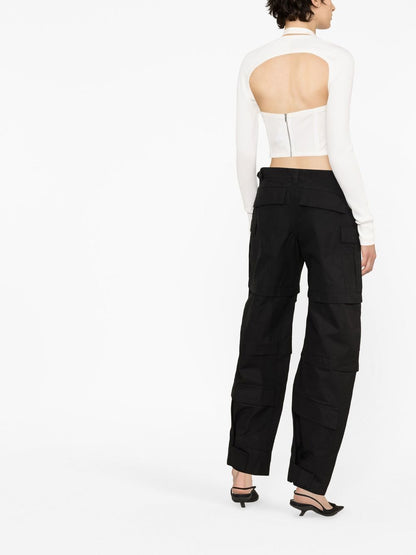 Cotton cargo trousers